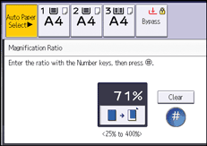 Operation panel screen illustration