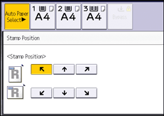 Operation panel screen illustration