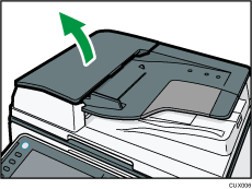 Auto reverse document feeder illustration