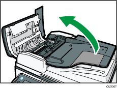 Auto reverse document feeder illustration