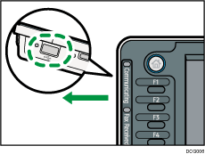 Media slot illustration