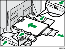 Bypass tray illustration