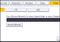Operation panel screen illustration
