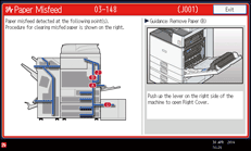 Operation panel screen illustration