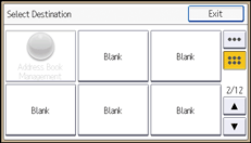 Operation panel screen illustration