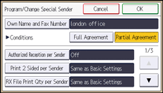 Operation panel screen illustration
