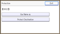 Operation panel screen illustration