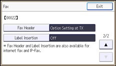 Operation panel screen illustration