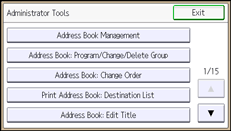 operation panel screen illustration