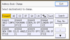 operation panel screen illustration