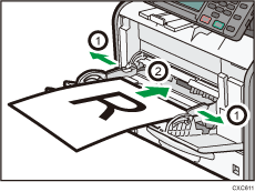 Bypass tray illustration