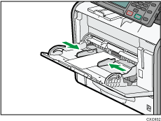 Bypass tray illustration