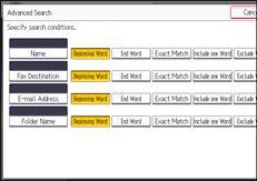 Operation panel screen illustration