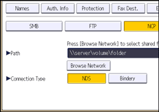 Operation panel screen illustration