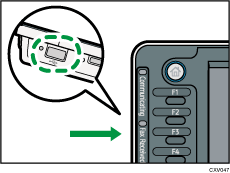 Media slot illustration