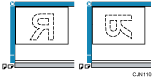 Illustration of placing on the exposure glass