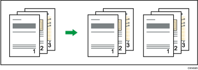 Illustration of multi-copy reception