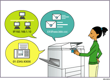 Illustration of I want to register destinations