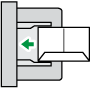 Illustration of envelope orientation