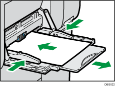 Bypass tray illustration