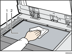 Exposure glass illustration numbered callout illustration