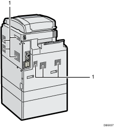 Main unit illustration numbered callout illustration