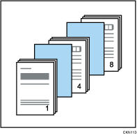 Illustration of chapter slip sheets