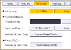 Operation panel screen illustration