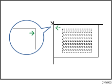 Illustration of setting the test pattern