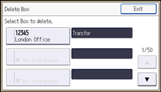 Operation panel screen illustration
