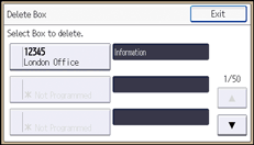 Operation panel screen illustration