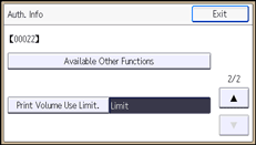 Operation panel screen illustration
