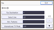 Operation panel screen illustration