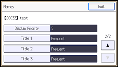 Operation panel screen illustration