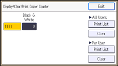 Operation panel screen illustration