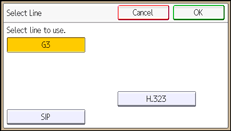 Operation panel screen illustration