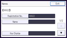 Operation panel screen illustration