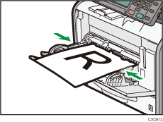 Bypass tray illustration