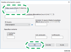 Ilustración de la pantalla del driver