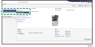 Illustration de la page du navigateur Web