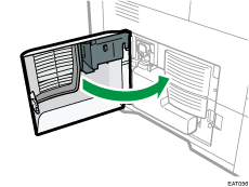 Illustration du capot gauche