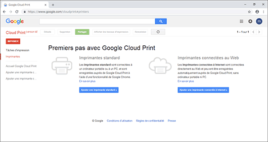 Illustration de la page du navigateur Web