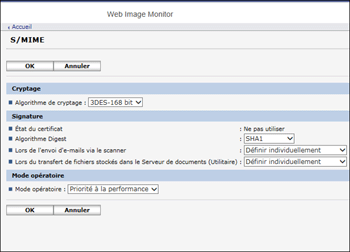 Illustration de la page du navigateur Web