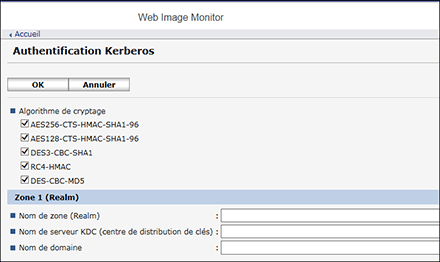 Illustration de la page du navigateur Web