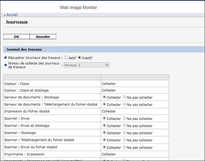 Illustration de la page du navigateur Web