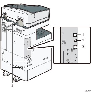 Main unit illustration numbered callout illustration