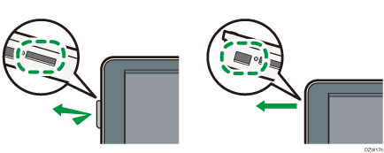 Control panel illustration numbered callout illustration