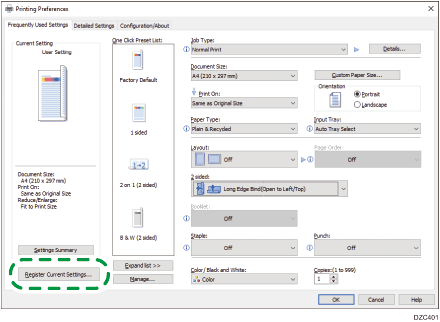 Driver screen illustration
