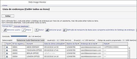 Ilustração da tela do navegador