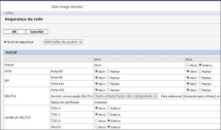 Ilustração da tela do navegador